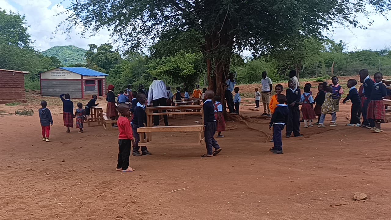 A sponsored child thriving at Kakunguu School